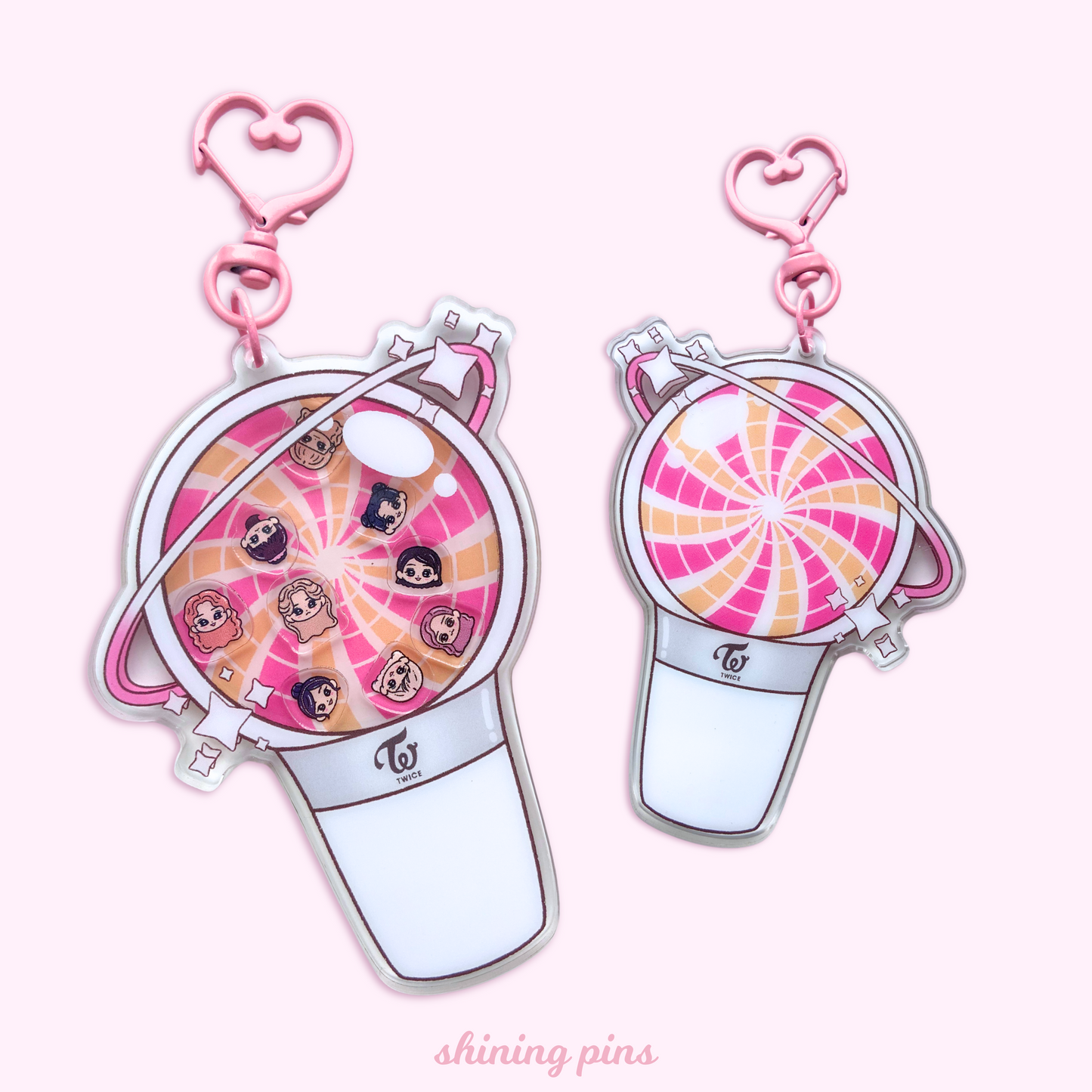 Twice Lightstick Shaker Keychain