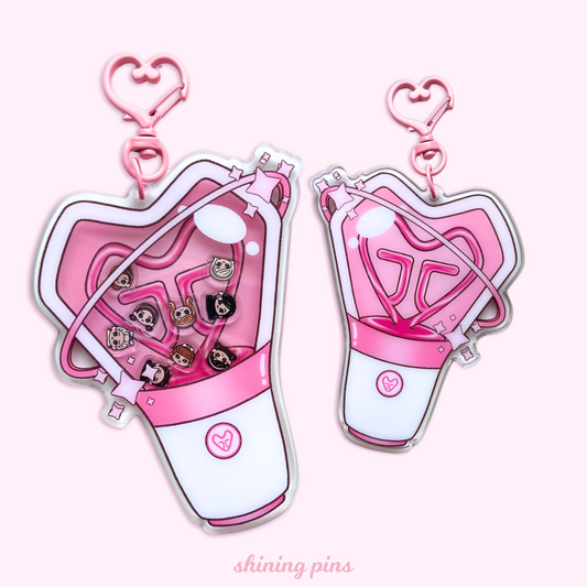 Girls' Generation Lightstick Shaker Keychain