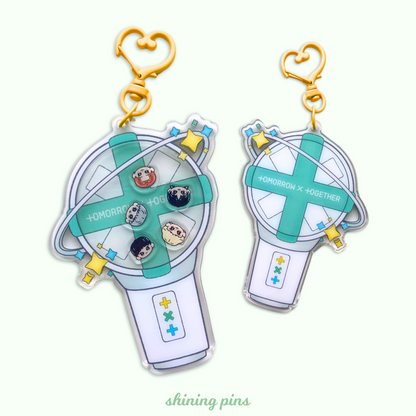 TXT Lightstick Shaker Keychain