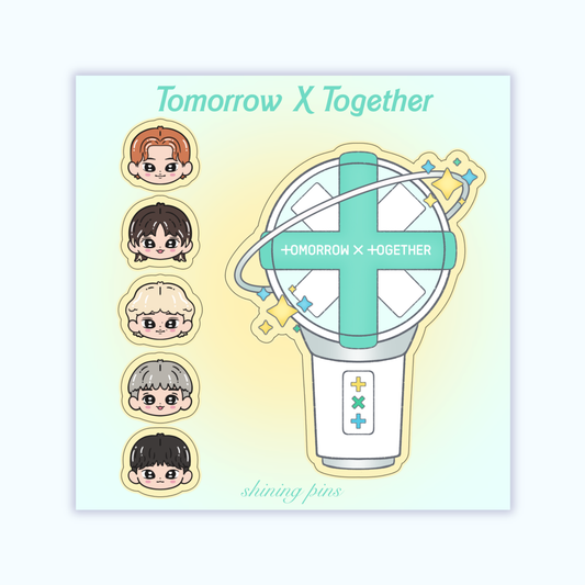 TXT Lightstick Sticker Sheet