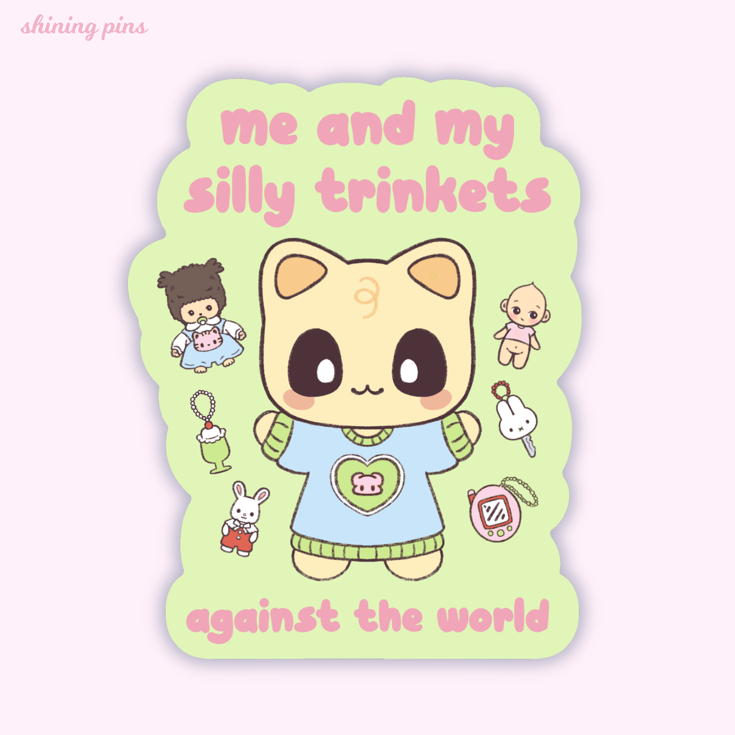 'My Silly Trinkets' Soybean Sticker