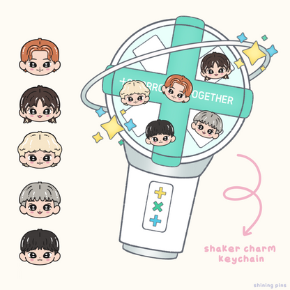 TXT Lightstick Shaker Keychain