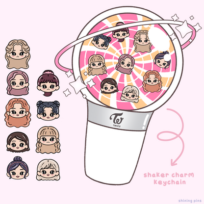 Twice Lightstick Shaker Keychain