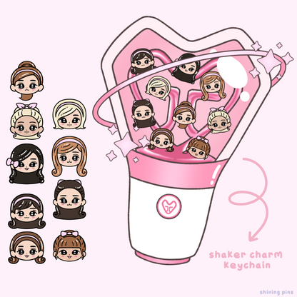 Girls' Generation Lightstick Shaker Keychain