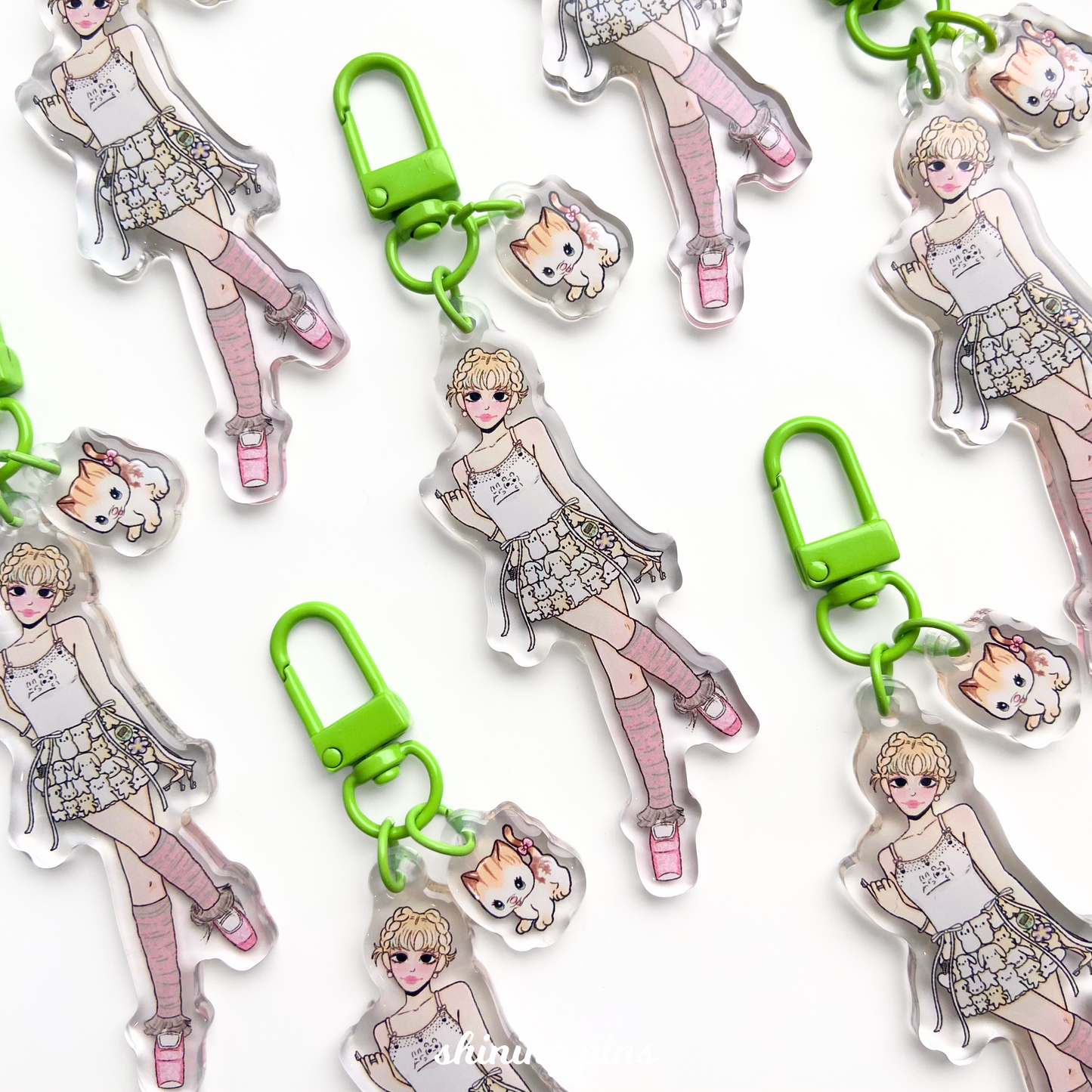 Sakura 'Crazy' Keychain