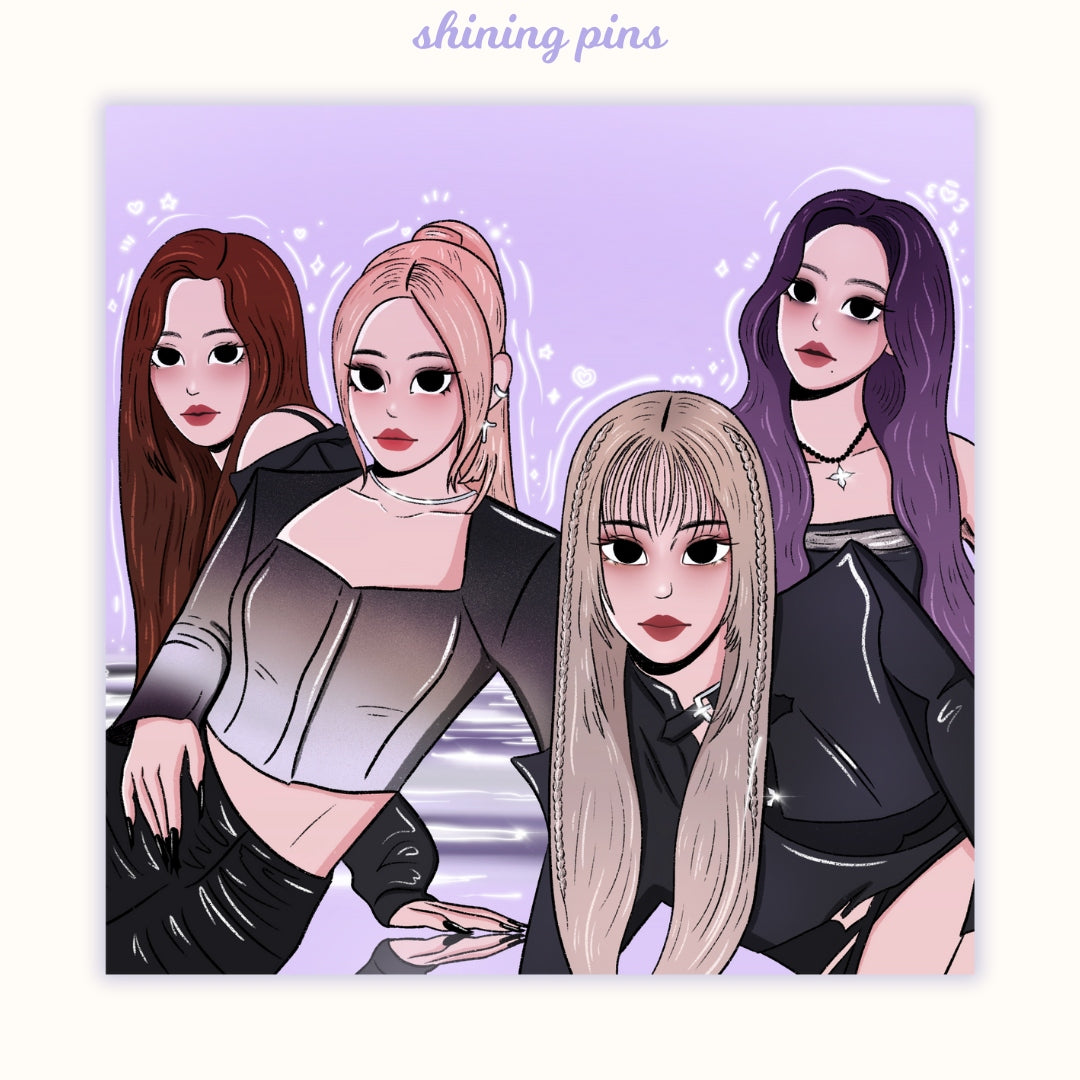 Aespa 'Girls' Print shiningpins