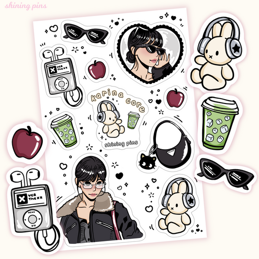 'Karina Core' Sticker Sheet