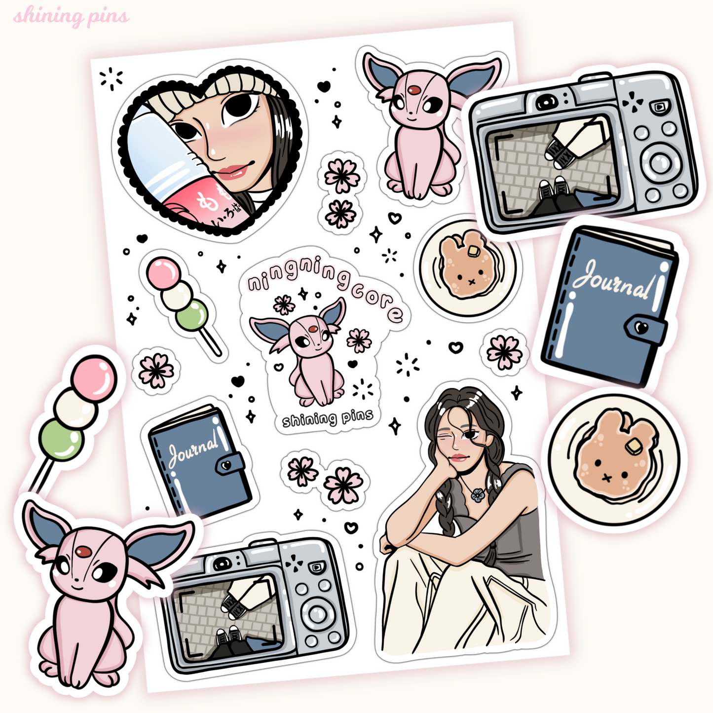 'Ningning Core' Sticker Sheet