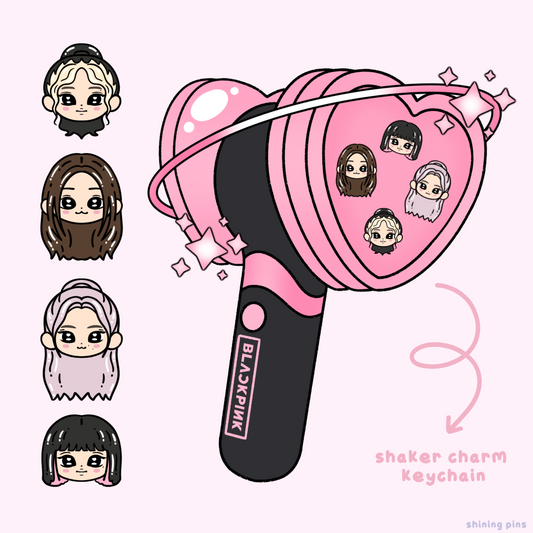 Blackpink Lightstick Shaker Keychain