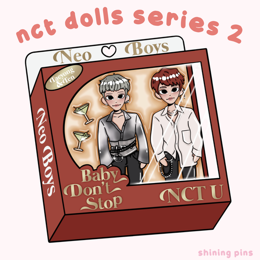 Taeyong & Ten 'Baby Don't Stop' Keychain