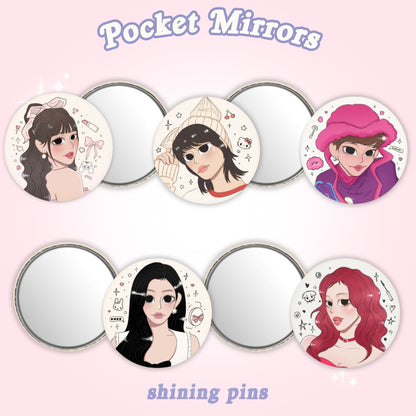 Idol Pocket Mirrors shiningpins