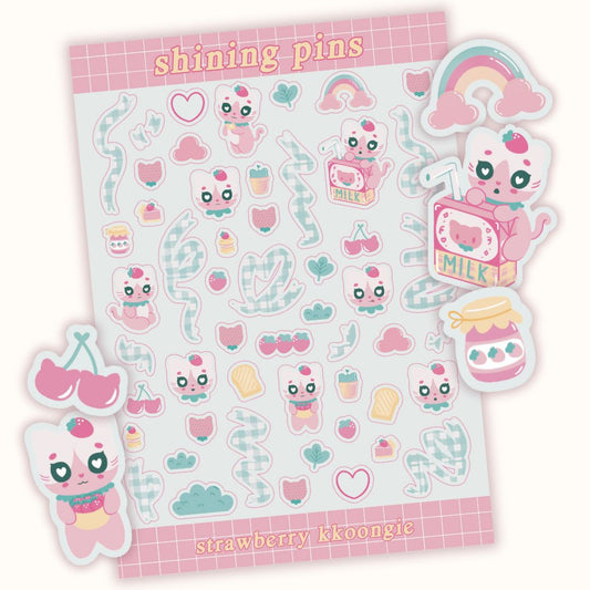 'Kkoongie's Garden' Sticker Sheet shiningpins