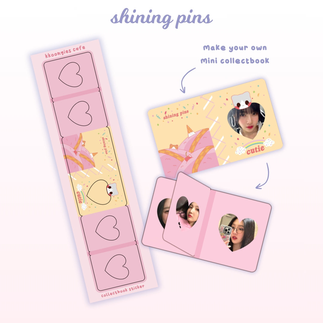 Koongie’s Cafe DIY Collectbook Sticker shiningpins