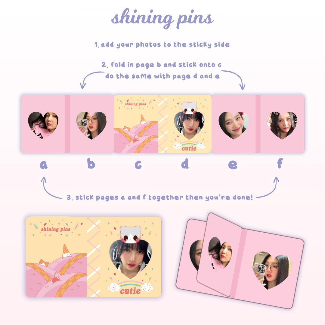 Koongie’s Cafe DIY Collectbook Sticker shiningpins