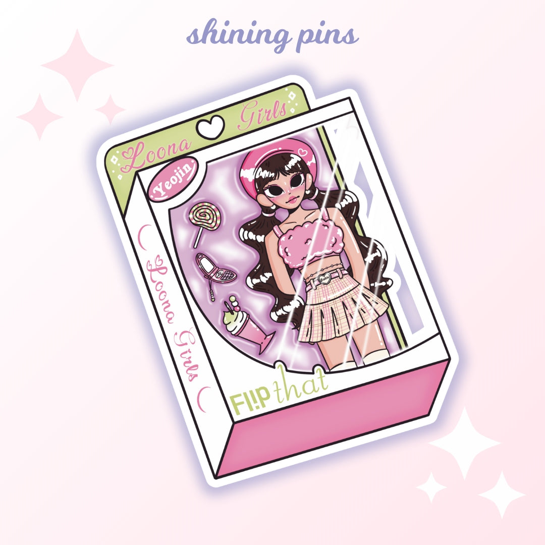 Kpop Doll Stickers shiningpins