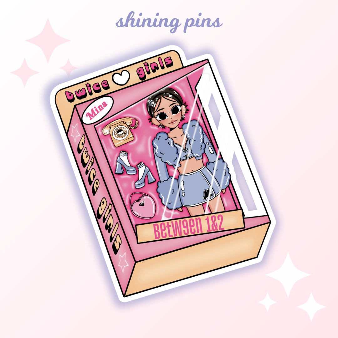 Kpop Doll Stickers shiningpins