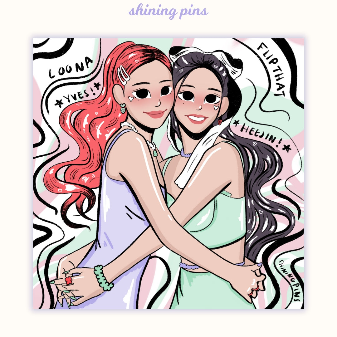 LOONA 'Flip That' Print shiningpins