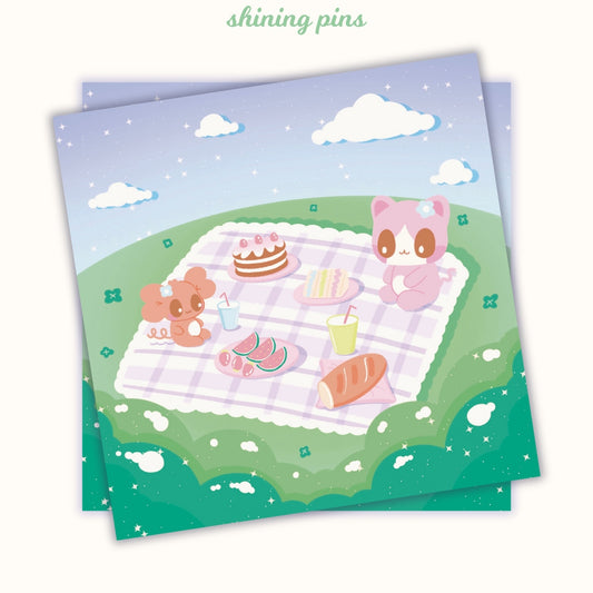 'Midnight Picnic' Print shiningpins