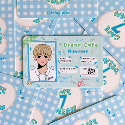 NCT Dream '7 Dream Cafe' Sticker Sheet & Photocard Set shiningpins