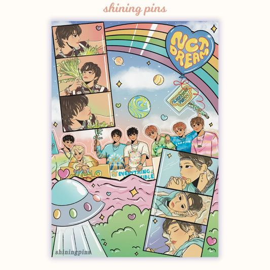 NCT Dream 'Hello Future' Print shiningpins