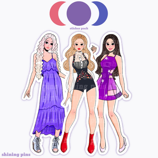 Odd eye Circle 'Solos' Sticker Pack shiningpins