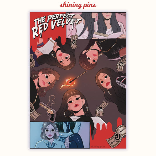 Red Velvet 'Bad Boy' Print shiningpins