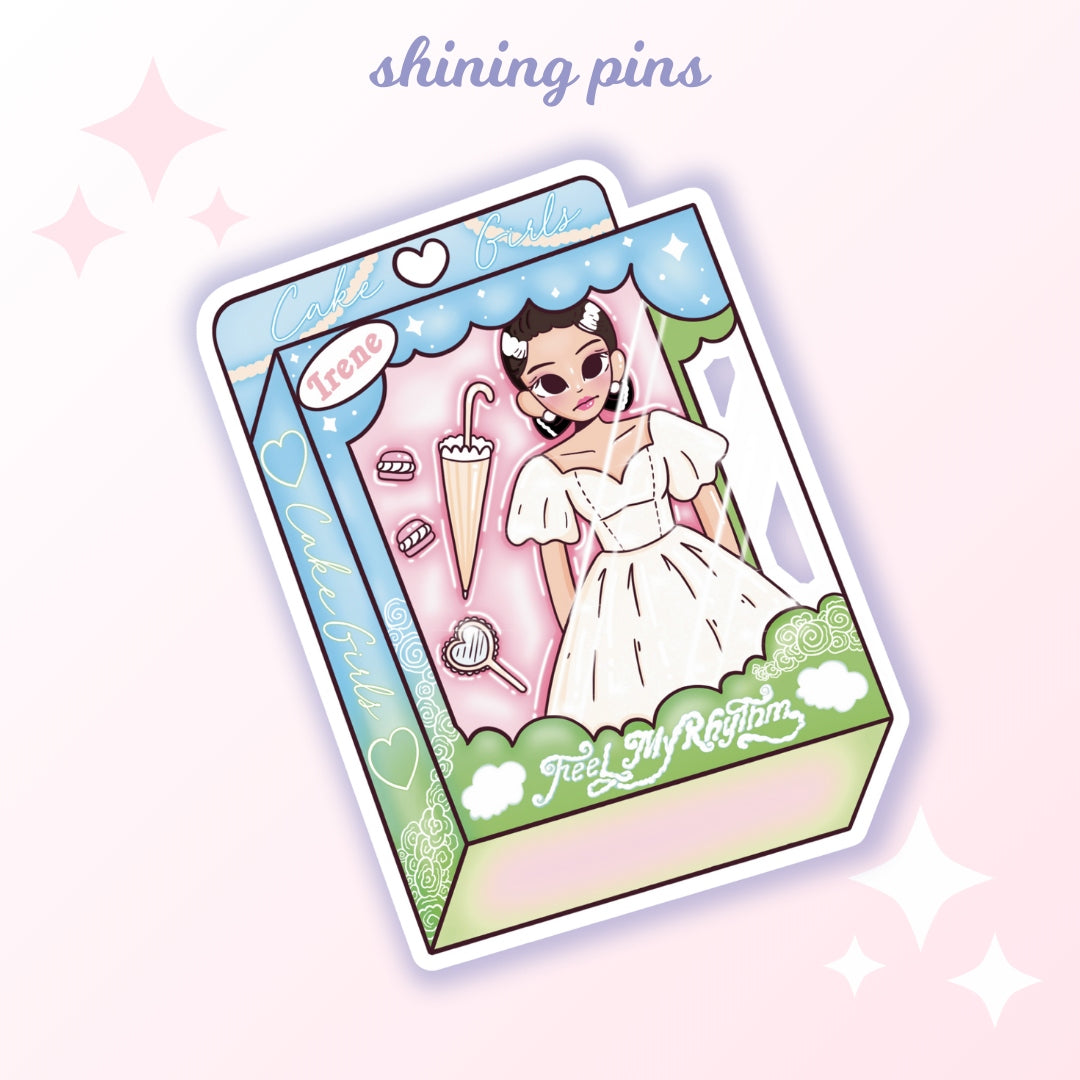 Red Velvet Doll Stickers shiningpins