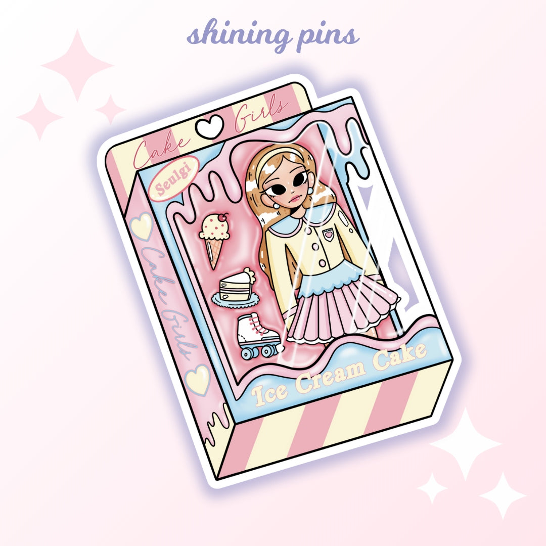 Red Velvet Doll Stickers shiningpins