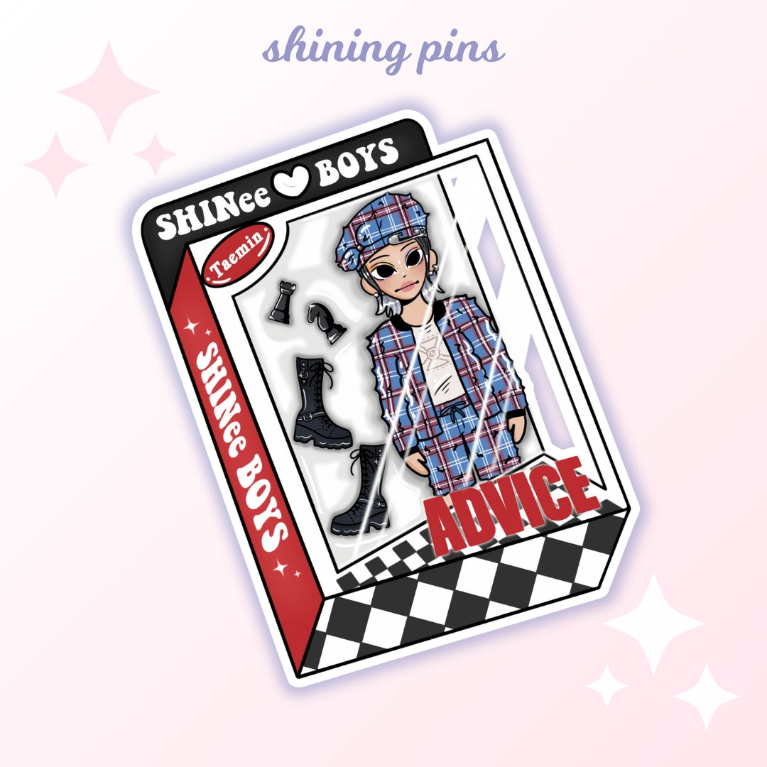 SHINee Doll Stickers shiningpins