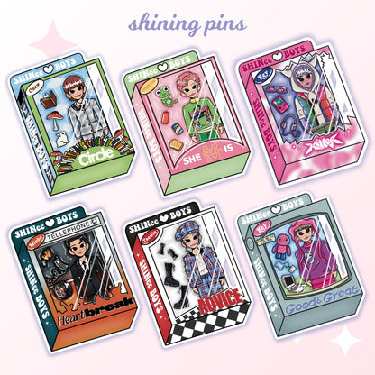 SHINee Doll Stickers shiningpins