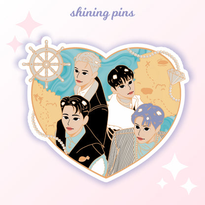 SHINee Heart Stickers shiningpins