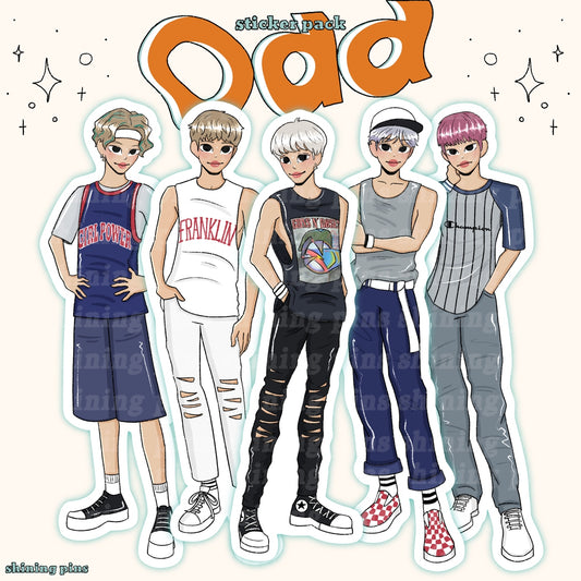 SHINee 'Odd' Sticker Pack shiningpins