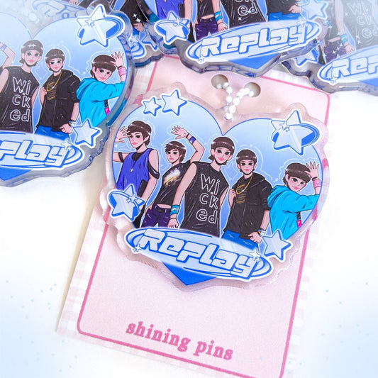 SHINee 'Replay' Keychain shiningpins