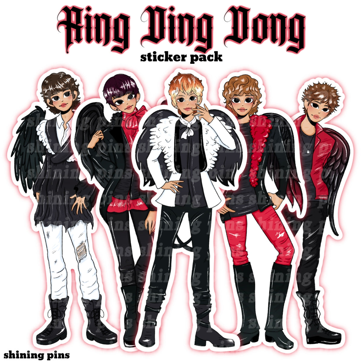 SHINee 'Ring Ding Dong' Sticker Pack shiningpins