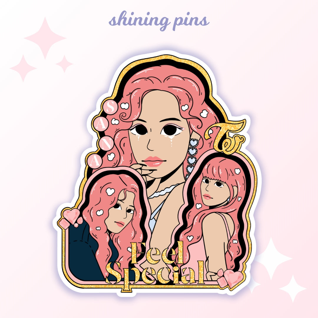 Twice Sana 'Feel Special' Sticker shiningpins