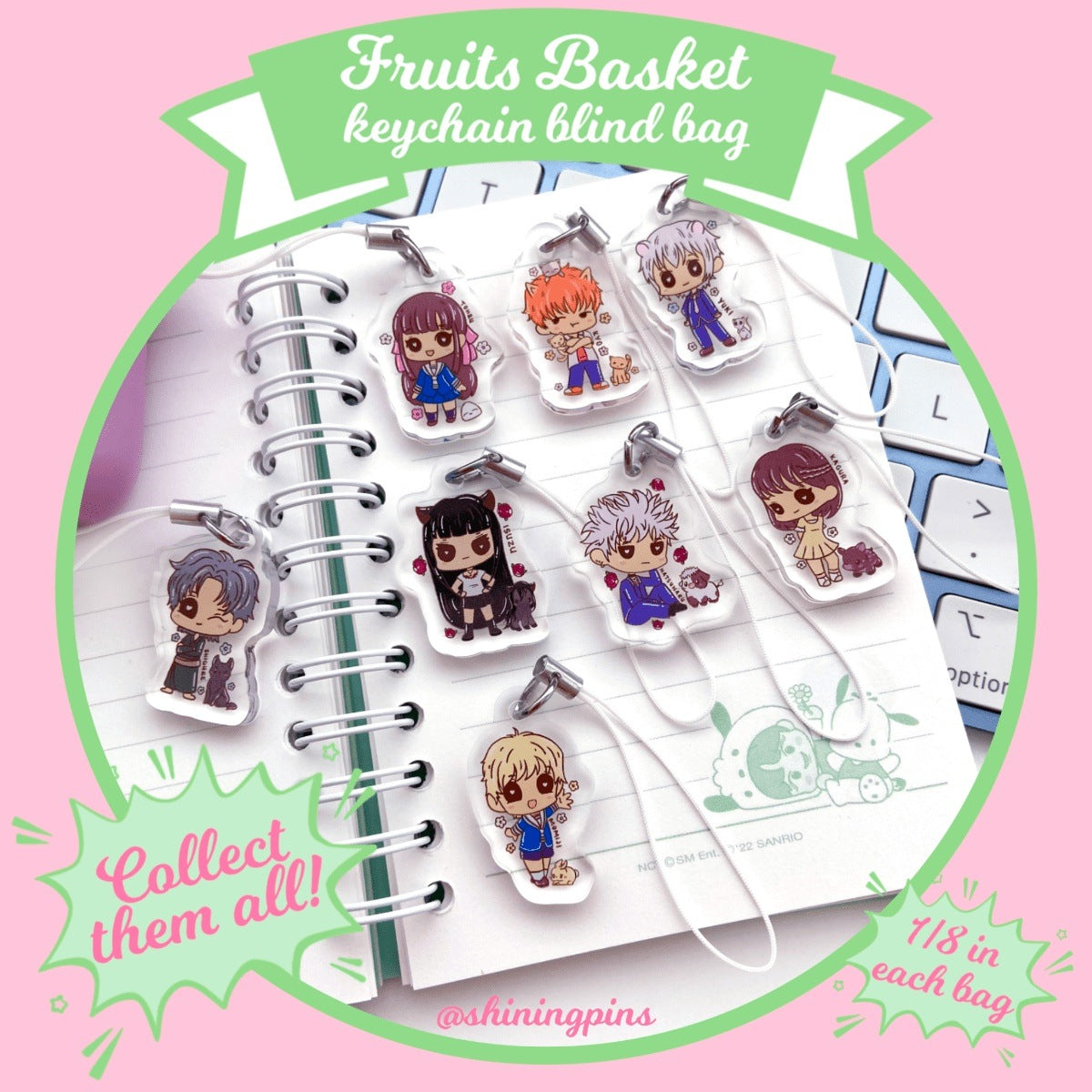 'Fruits Basket' Charm Blind Bag shiningpins