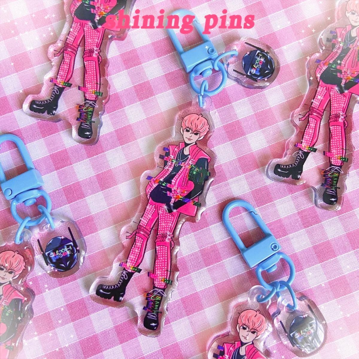 Jeno 'Glitch Mode' Keychain shiningpins