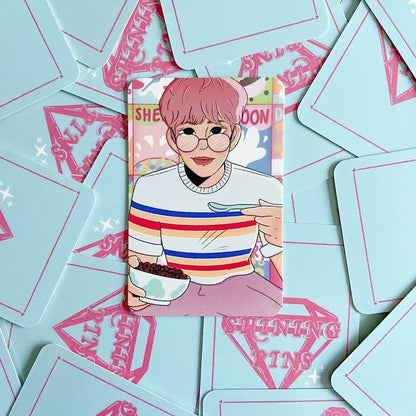 Jonghyun 'She Is' Sticker Sheet & Photocard Set shiningpins