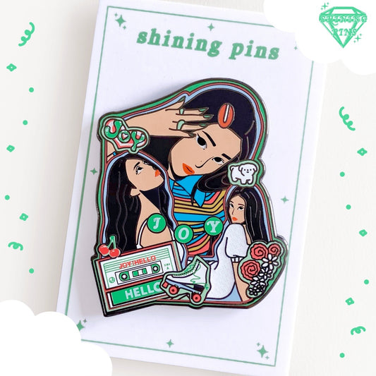 Joy Red Velvet 'Hello' Enamel Pin shiningpins