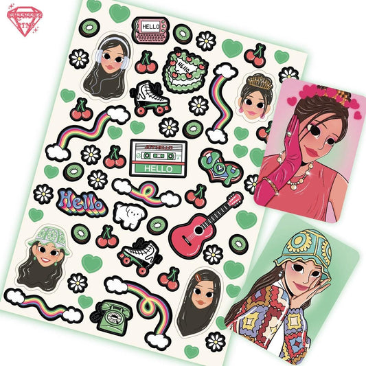 Joy Red Velvet 'Hello' Sticker Sheet & Photocard Set shiningpins