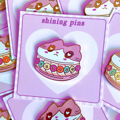 'Kkoongie's Cat Cafe' Enamel Pins shiningpins