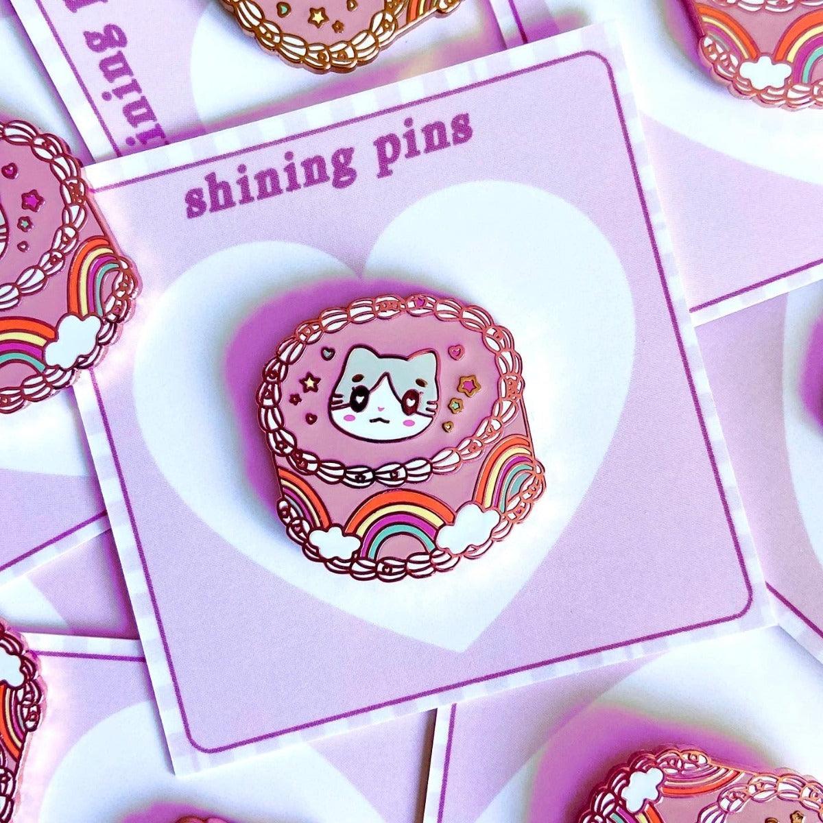 'Kkoongie's Cat Cafe' Enamel Pins shiningpins