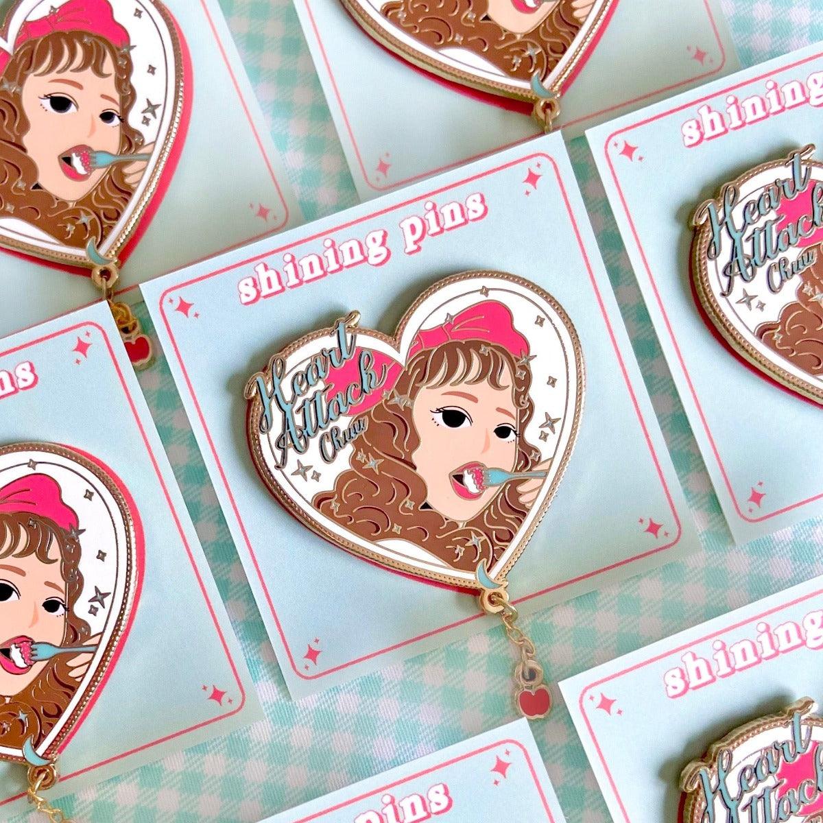 LOONA CHUU 'Heart Attack' Enamel Pin shiningpins