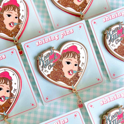 LOONA CHUU 'Heart Attack' Enamel Pin shiningpins