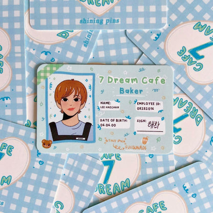 NCT Dream '7 Dream Cafe' Sticker Sheet & Photocard Set shiningpins