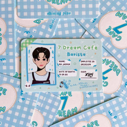 NCT Dream '7 Dream Cafe' Sticker Sheet & Photocard Set shiningpins