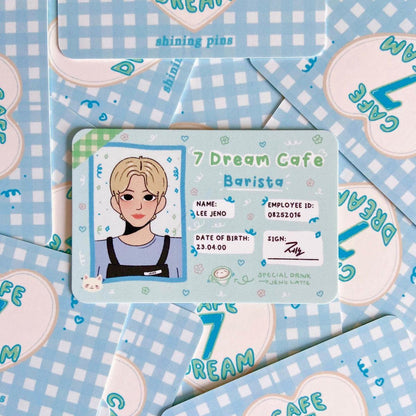 NCT Dream '7 Dream Cafe' Sticker Sheet & Photocard Set shiningpins