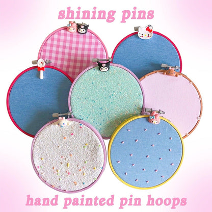 Pin Display Hoops 5 INCH shiningpins