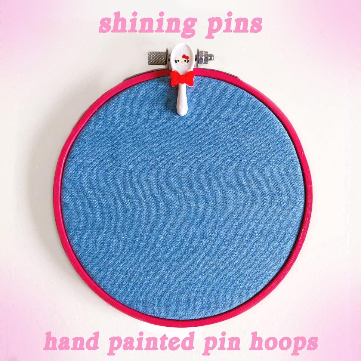 Pin Display Hoops 5 INCH shiningpins