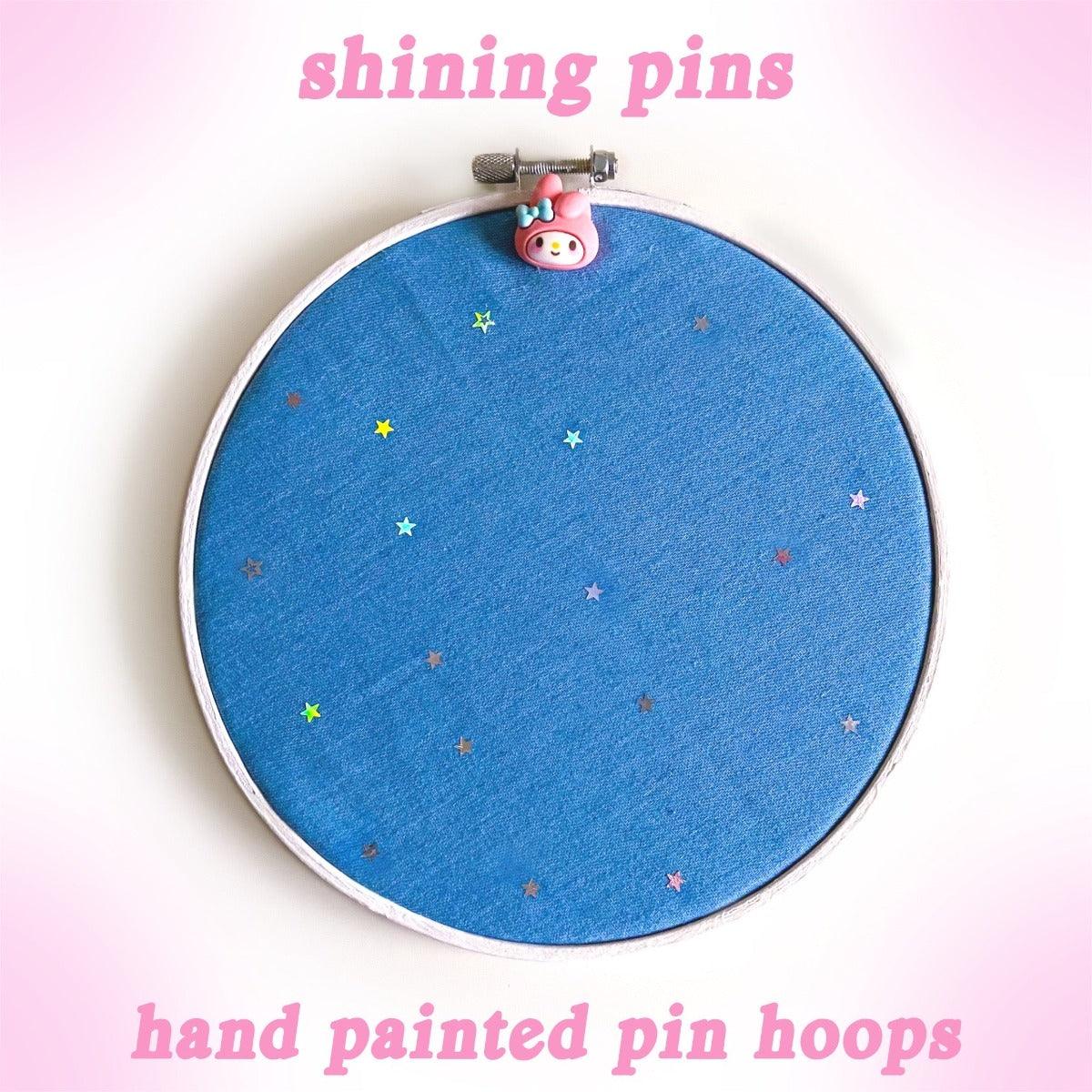 Pin Display Hoops 7 INCH shiningpins